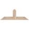 Ekena Millwork Portland Smooth Timber Gable Bracket, Douglas Fir, 48"W x 18"H x 1 1/2"D x 5 1/2"F, 9/12 Pitch GBW048X18X0206POR00SDF - alternate 1